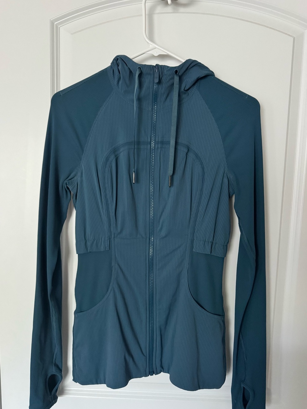 lululemon athletica Teal Full-Zip Hooded dance studio Jacket